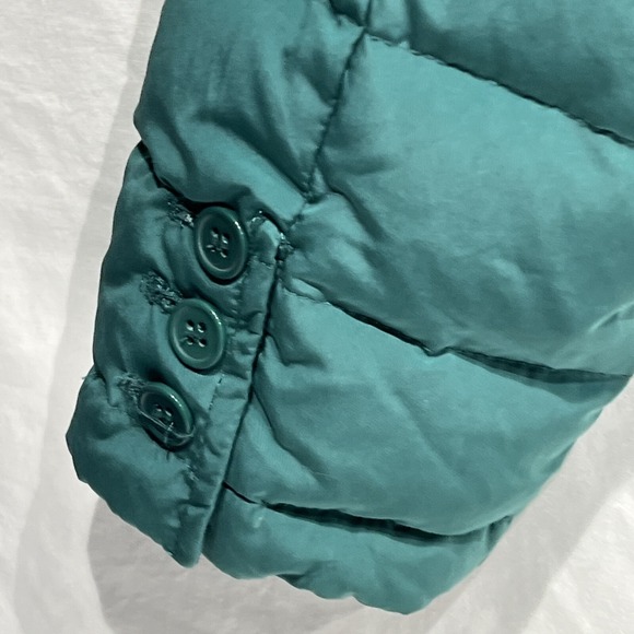 Garnet Hill Size 6 Puffer Jacket Goose Down Fill Button Up Inner Pockets Womens - Picture 4 of 9